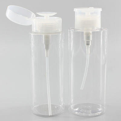 Transparent 170ml 180ml 300ml Makeup Remover Press Pump