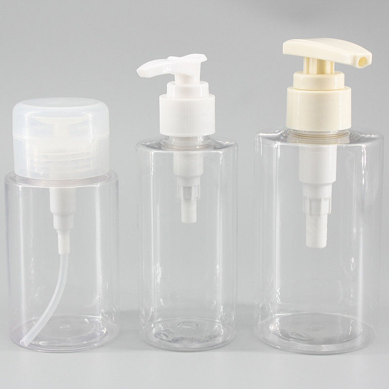 Transparent 170ml 180ml 300ml Makeup Remover Press Pump
